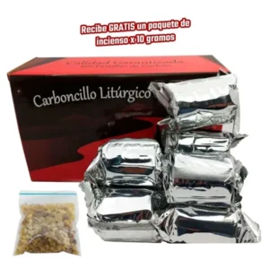 Carbón Litúrgico Andes caja X 60 Pastillas